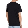T-shirt Noir Homme Guess Design