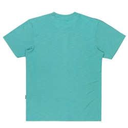 T-Shirt Turquoise Homme Quiksilver Slub roundneck
