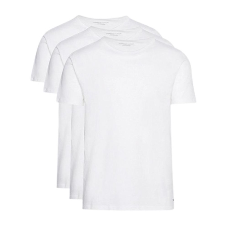 Lot de 3 T-Shirts Blanc Homme Tommy Hilfiger Stretch