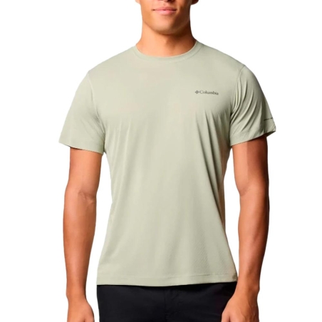 T-Shirt Vert Homme Columbia Zero