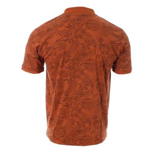Polo Orange Homme RMS26 Tropical Fondu