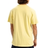 T-shirt Jaune Homme Quiksilver Retro Fade Yem