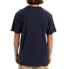 T-shirt Marine Homme Quiksilver Retro Fade Yem