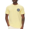 T-shirt Jaune Homme Quiksilver Circle Back