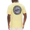 T-shirt Jaune Homme Quiksilver Circle Back