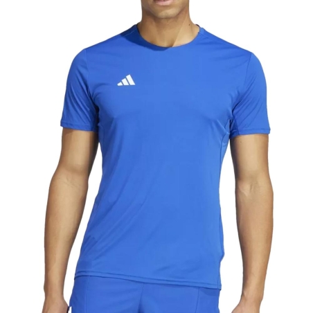 T-shirt Bleu Homme Adidas Adizero