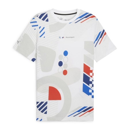 T-shirt Blanc/Bleu/Rouge Homme Puma 624153