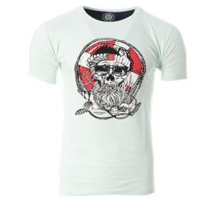 T-shirt Bleu Homme La Maison Blaggio MORO