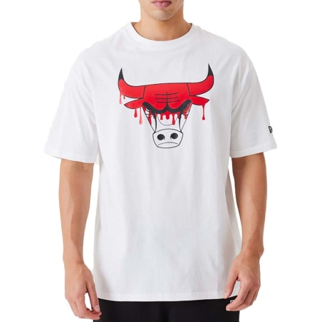 T-shirt Blanc/Rouge Homme New Era Chibul