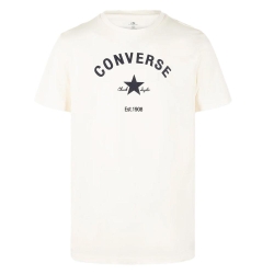 T-Shirt Blanc Homme Converse Deep