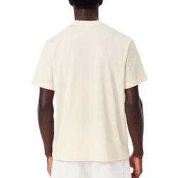 T-shirt Beige Homme Lacoste French Mad