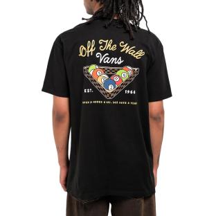 T-Shirt Noir Homme Vans Snooker