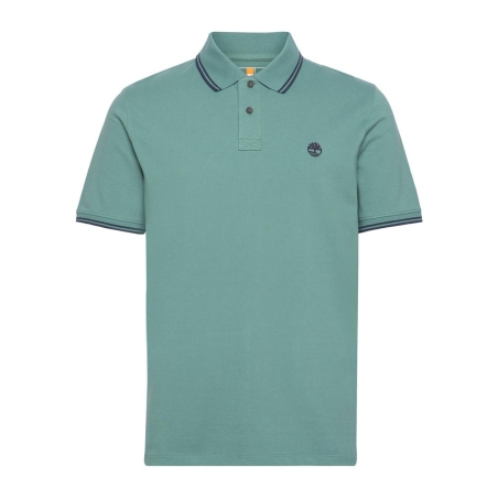 Polo Vert Foncé Homme Timberland Oxford