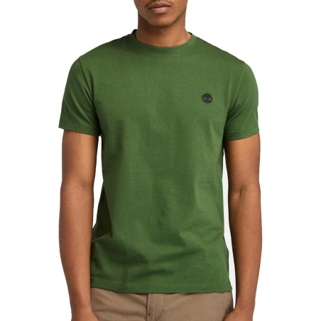 T-Shirt Vert Homme Timberland Sleeve