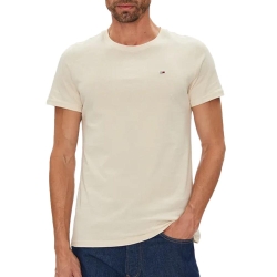 T-shirt Beige Clair Homme Tommy Hilfiger Tjm Xslim
