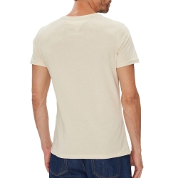T-shirt Beige Clair Homme Tommy Hilfiger Tjm Xslim