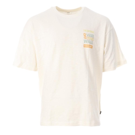 T-Shirt Blanc Homme Vans Logos