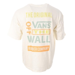 T-Shirt Blanc Homme Vans Logos