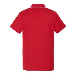 Polo Rouge Homme Schott Pique Paul
