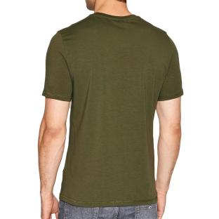 T-shirt Kaki Homme Guess Blurry