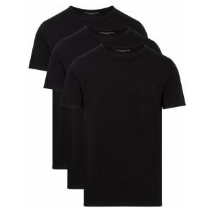 x3 T-Shirts Noir Homme Tommy Hilfiger Stretche