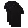 x3 T-Shirts Noir Homme Tommy Hilfiger Stretche