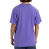 T-shirt Violet Homme Quiksilver Retro Fade Yem
