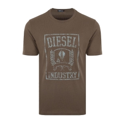 T-shirt Marron Homme Diesel RPATI