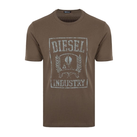T-shirt Marron Homme Diesel RPATI