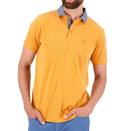Polo Jaune Homme TBS ARSON