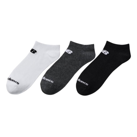 X3 Paires de Chaussettes Blanc/Gris/Noir Homme New Balanc Everyday