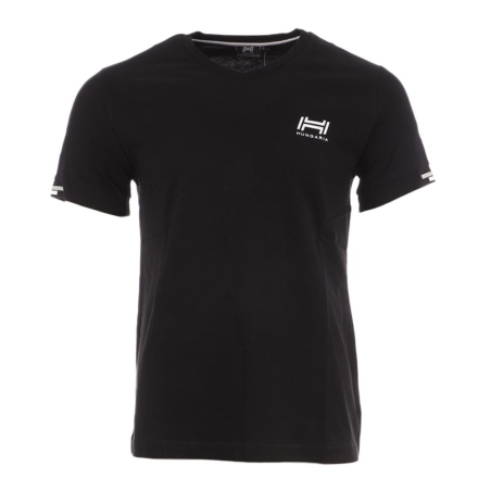 T-shirt Noir Homme Hungaria Donati