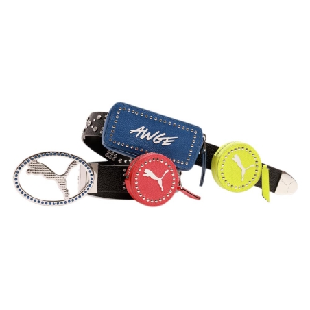Ceinture Noir Mixte Puma Rocky Leather Belt