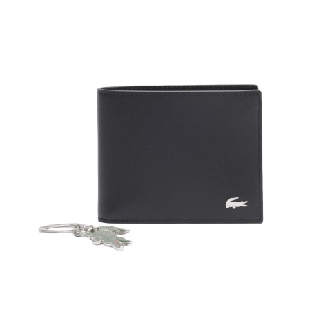Portefeuille Noir Homme Lacoste farine