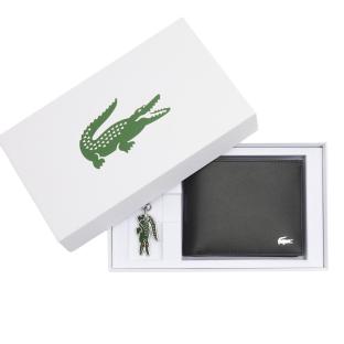Portefeuille Noir Homme Lacoste farine