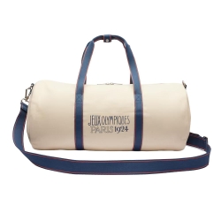 Sac de Voyage Beige/Marine Mixte Lacoste Duffle