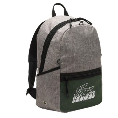Sac à Dos Gris/Vert Homme Lacoste NH4144NZ