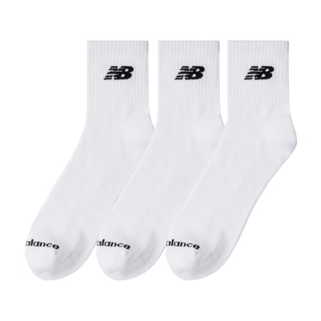 X3 Paires de Chaussettes Blanc Homme New Balance Everyday