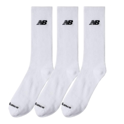 X3 Paires de Chaussettes Blanches Homme New Balance Crew