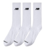 X3 Paires de Chaussettes Blanches Homme New Balance Crew