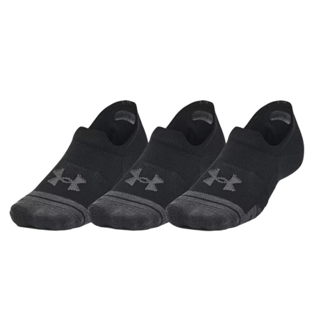 Lot de 3 Paires de Chaussettes Mixte Noir Under Armour Ua Performance Tech 3