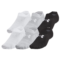 Lot de 3 Paires de Chaussettes Noir/Gris/Blanc Mixte Under Armour Unisex
