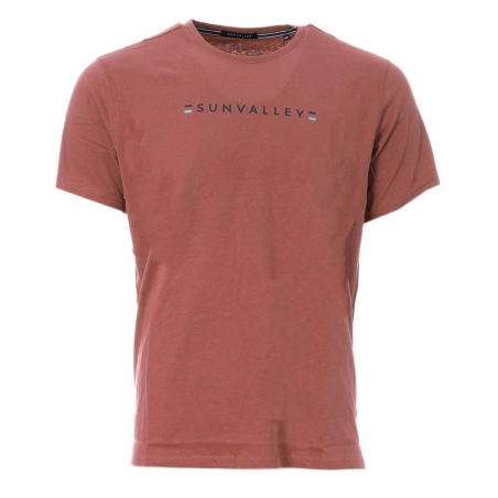 T-shirt Rouge Homme Sun Valley CODREP