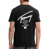 T-shirt Noir Homme Tommy Hilfiger Tjm Reg Sign City