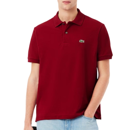 Polo Bordeaux Homme Lacoste Classic Original