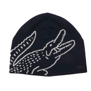 Bonnet Marine Homme Lacoste Broderie