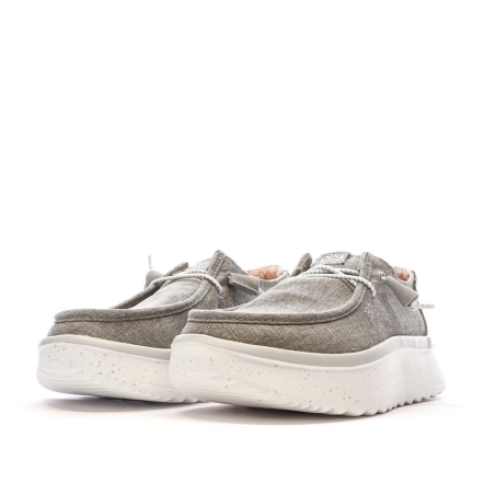 Chaussures Grises Femme Hey Dude Peak Chambra