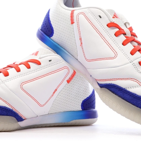 Chaussures de Futsal Blanches/Bleu Homme Adidas Sala