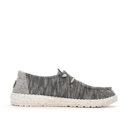 Chaussures Grises Chiné Femme Hey Dude Wendy Sox