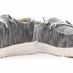 Chaussures Grises Chiné Femme Hey Dude Wendy Sox